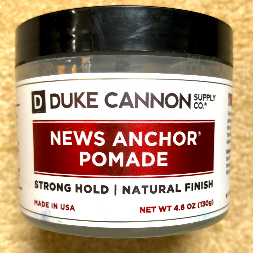 COPY - Duke Cannon News Anchor POMADE
4.6 oz Jar Strong Hold Made in USA